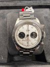 Tudor Oyster Black Bay panda chronograph new cost �5370 our price �3750 at Brittons Watches