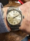 Gents vintage 1965 Rolex Oyster on original 6635 riveted bracelet and original box  �3650